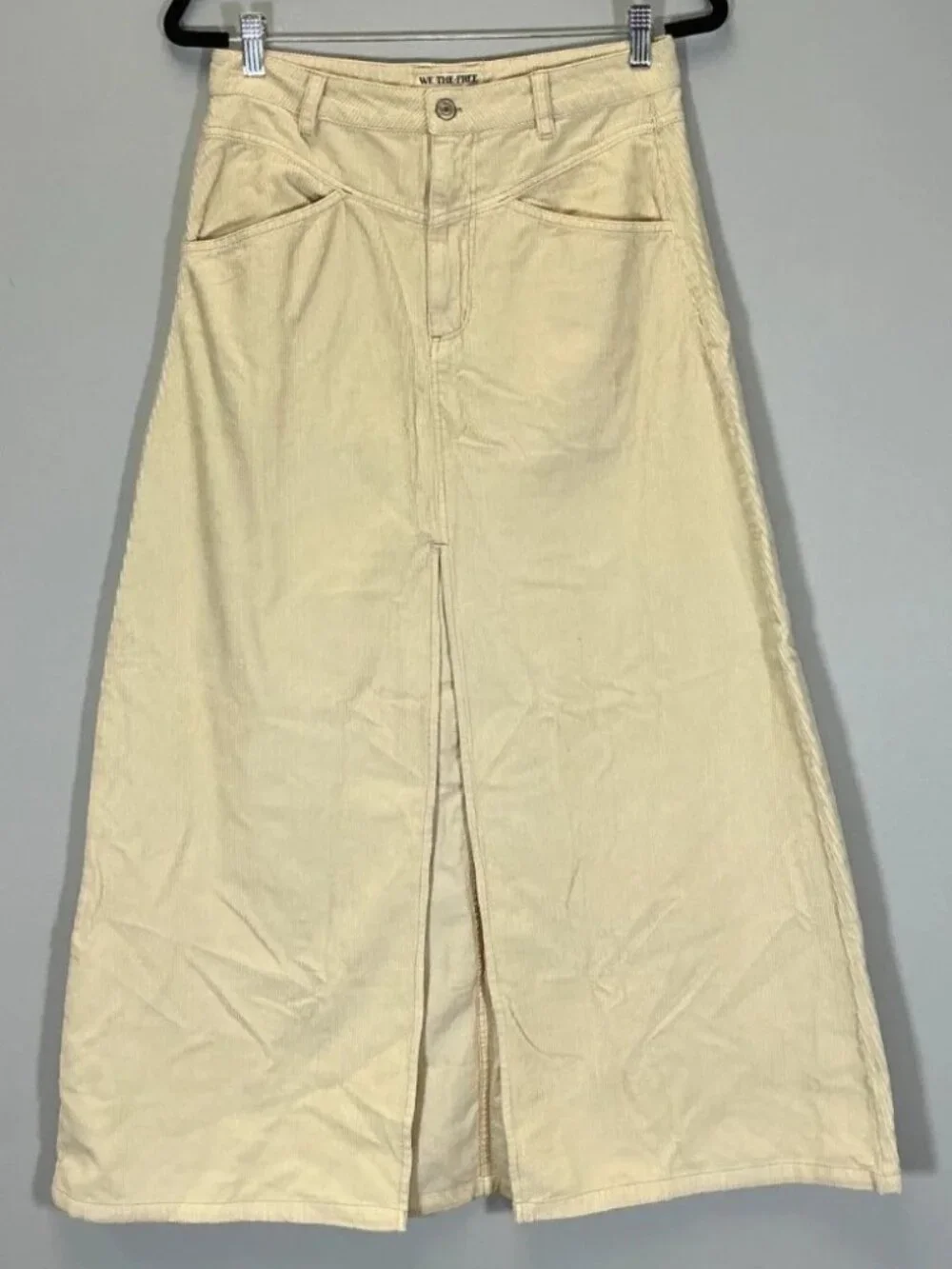 Free People Come as You Are Beechwood Corduroy Skirt Women's Size 6 NWT